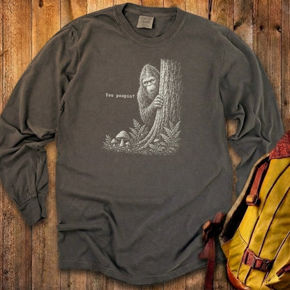 Sasquatch You Poopin? Premium Long Sleeve