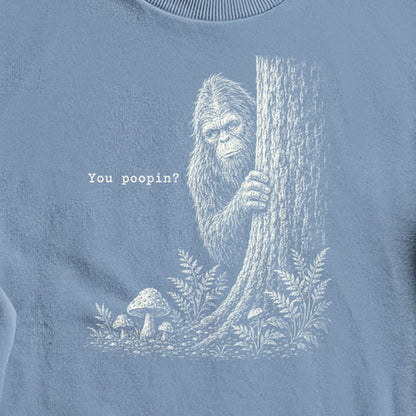 Sasquatch You Poopin? Crewneck Sweatshirt