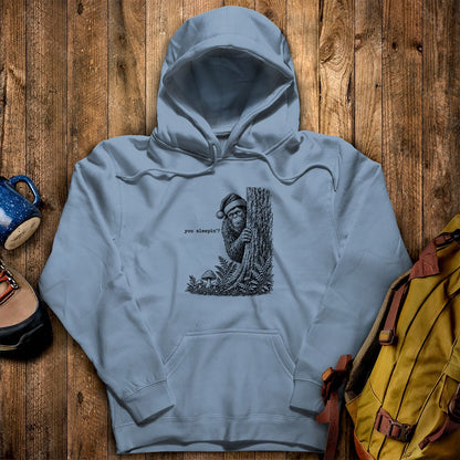 Sasquatch Santa You Sleepin Hoodie