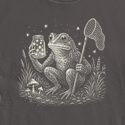 Frogman Catching Fireflies Crewneck Sweatshirt