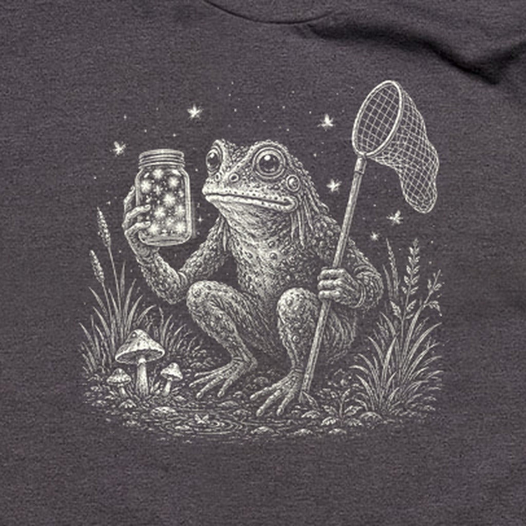 Frogman Catching Fireflies T-Shirt
