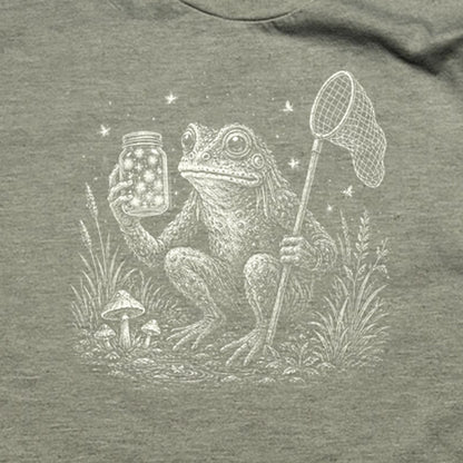 Frogman Catching Fireflies T-Shirt