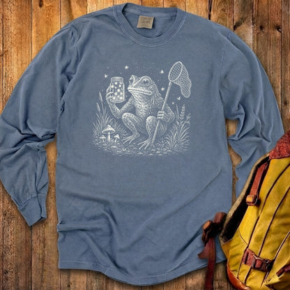 Frogman Catching Fireflies Premium Long Sleeve