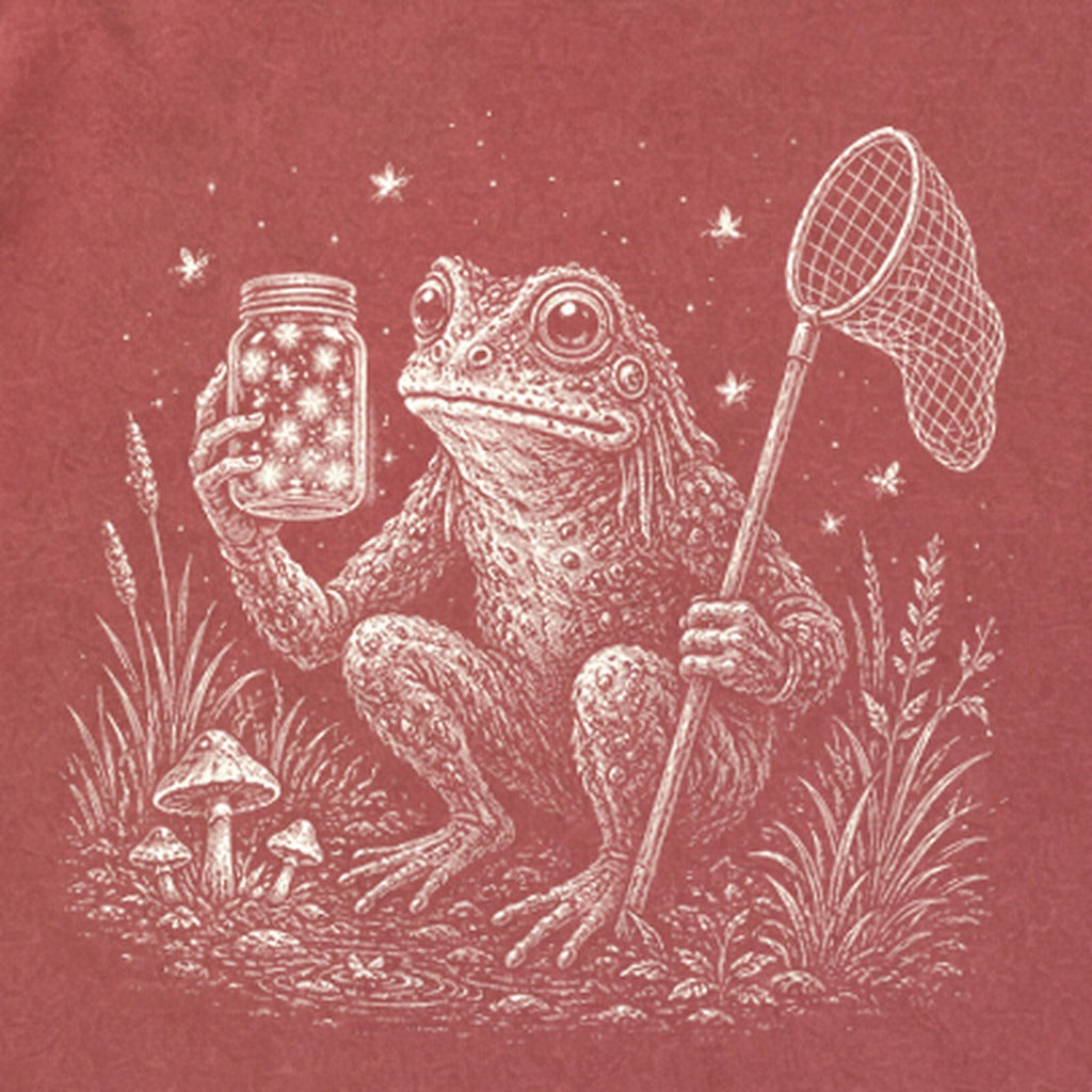 Frogman Catching Fireflies Premium Long Sleeve