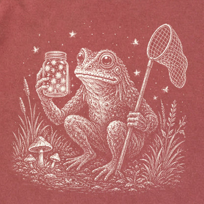 Frogman Catching Fireflies Premium Long Sleeve