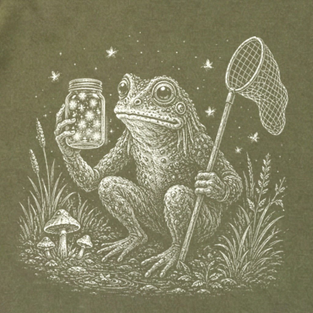 Frogman Catching Fireflies Premium Long Sleeve