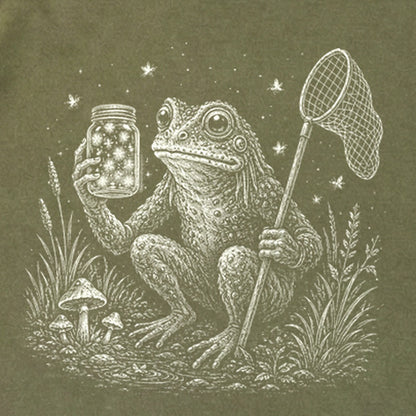 Frogman Catching Fireflies Premium Long Sleeve