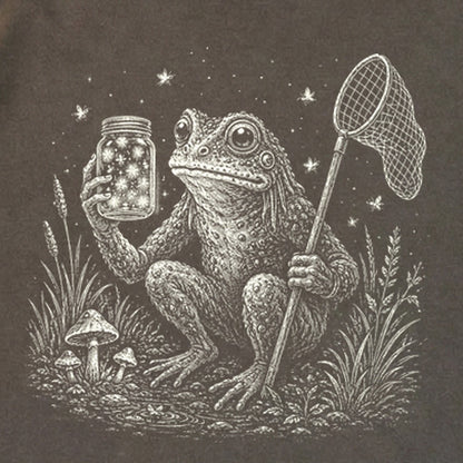 Frogman Catching Fireflies Premium Long Sleeve