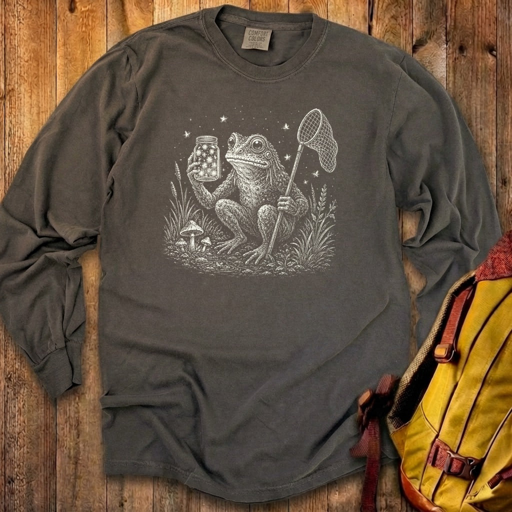 Frogman Catching Fireflies Premium Long Sleeve