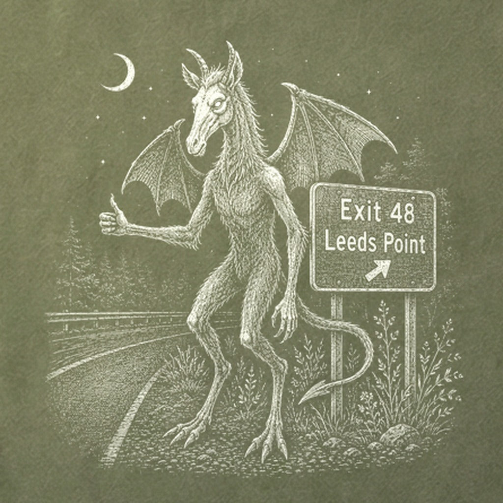 Jersey Devil Hitchhiking Cotton T-Shirt