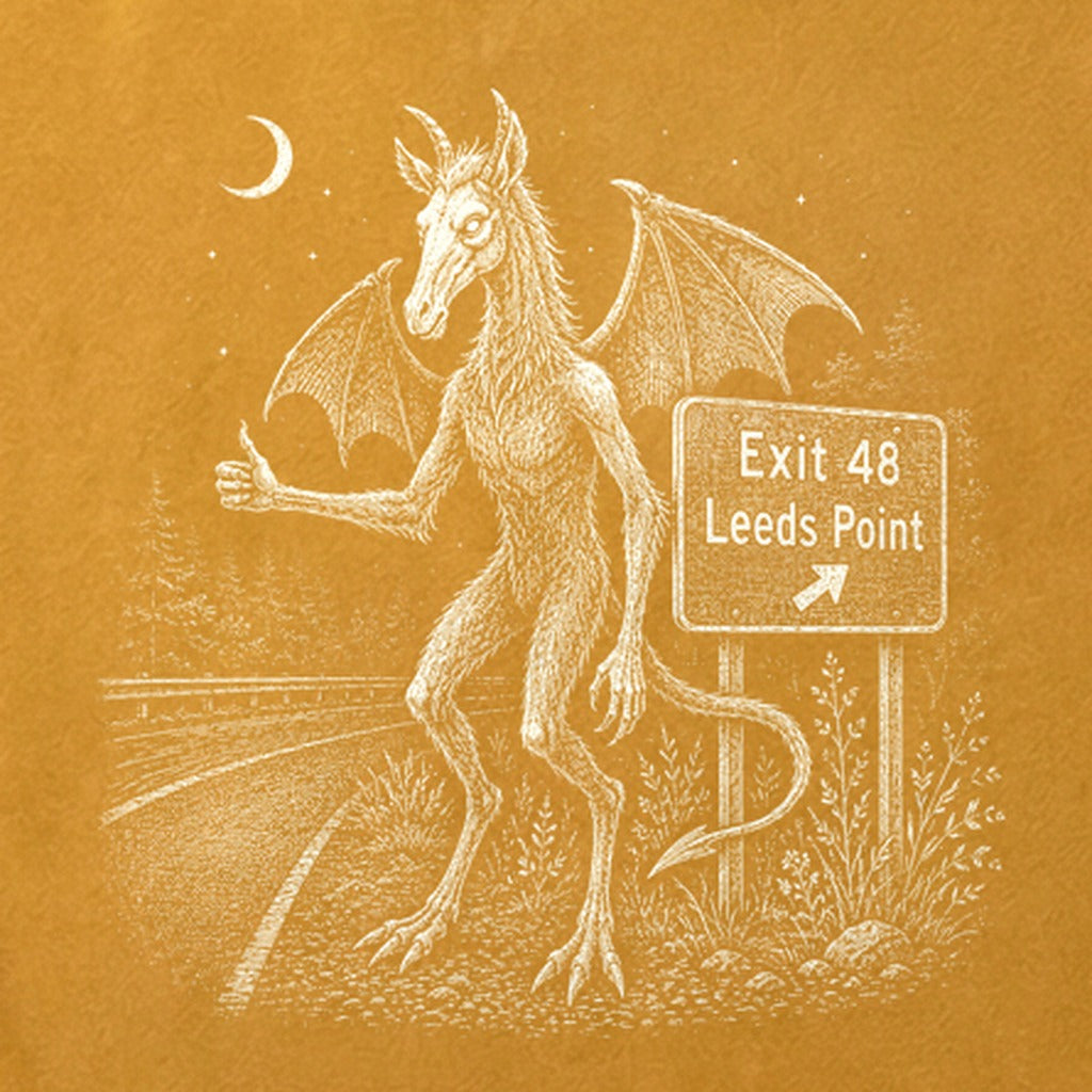 Jersey Devil Hitchhiking Cotton T-Shirt