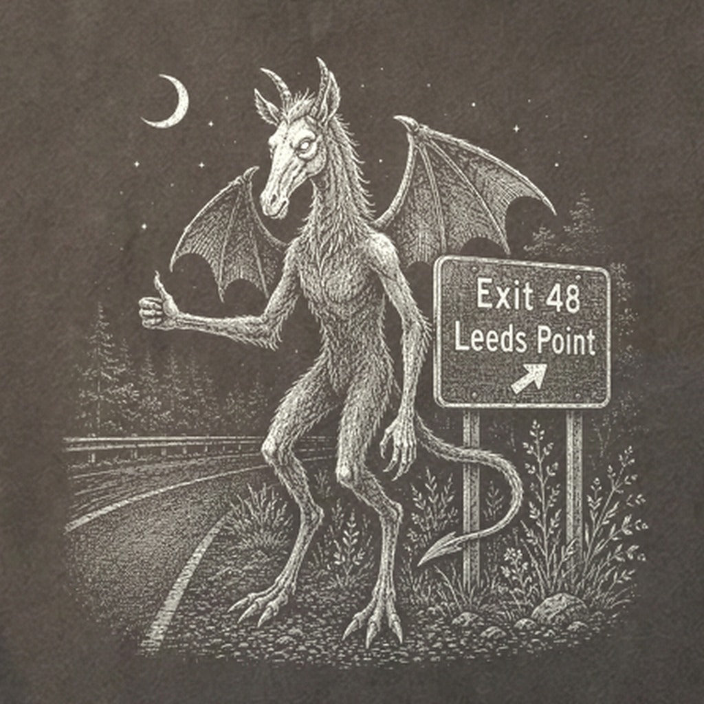 Jersey Devil Hitchhiking Cotton T-Shirt