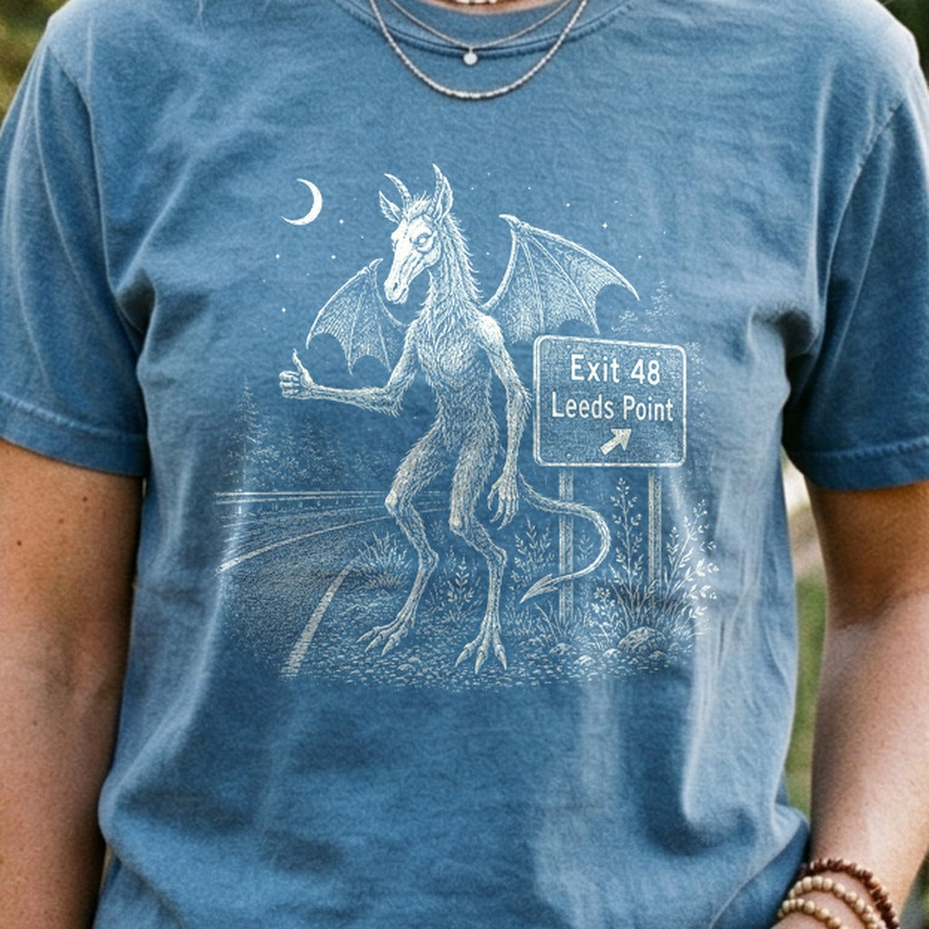 Jersey Devil Hitchhiking Cotton T-Shirt