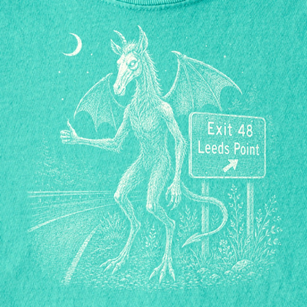 Jersey Devil Hitchhiking Kids Cotton T-Shirt
