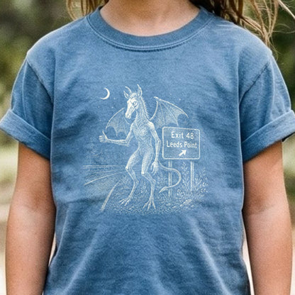 Jersey Devil Hitchhiking Kids Cotton T-Shirt