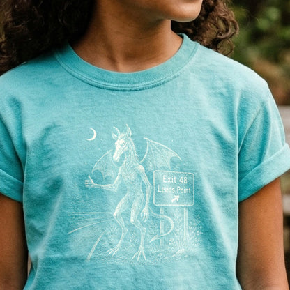 Jersey Devil Hitchhiking Kids Cotton T-Shirt