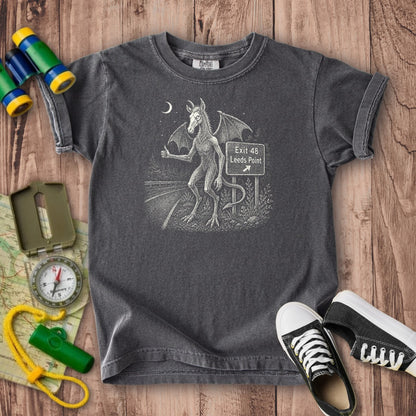 Jersey Devil Hitchhiking Kids Cotton T-Shirt