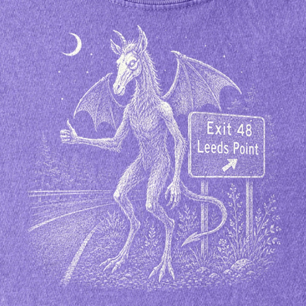 Jersey Devil Hitchhiking Kids Cotton T-Shirt