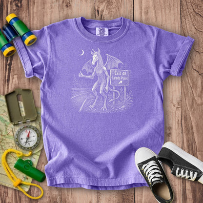 Jersey Devil Hitchhiking Kids Cotton T-Shirt