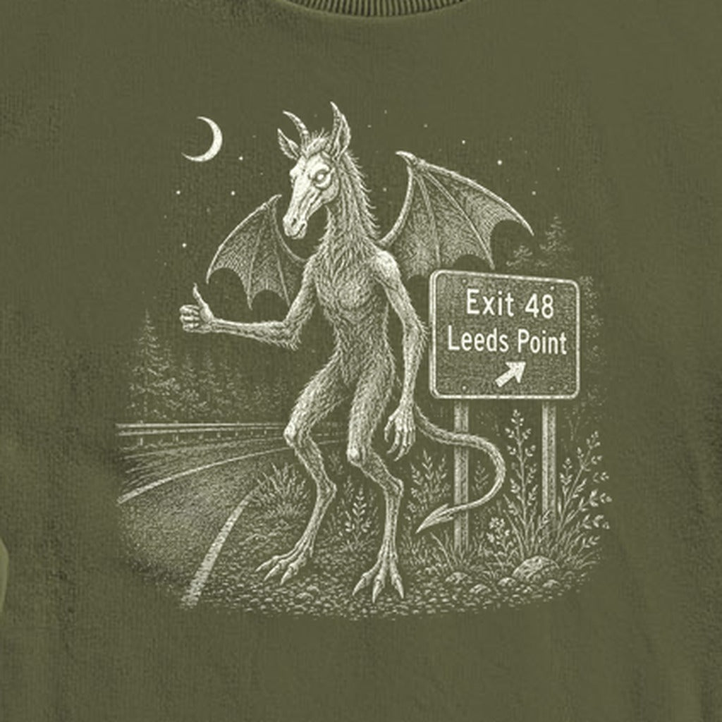 Jersey Devil Hitchhiking Crewneck Sweatshirt