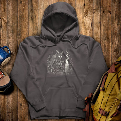 Mothman to a Flame Hoodie