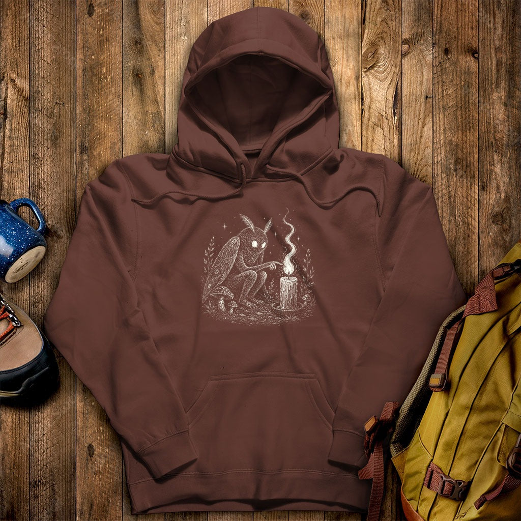 Mothman to a Flame Hoodie
