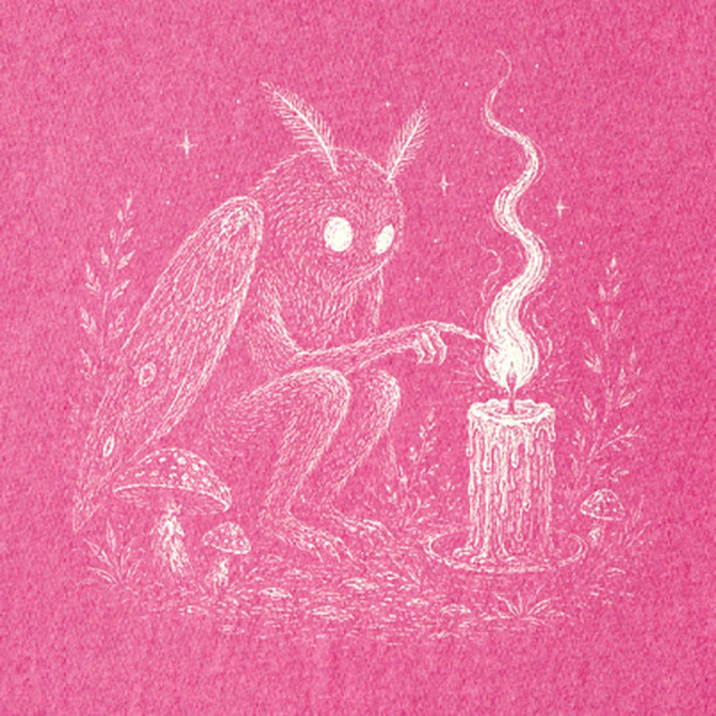 Mothman to a Flame Kids Cotton T-Shirt