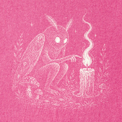 Mothman to a Flame Kids Cotton T-Shirt