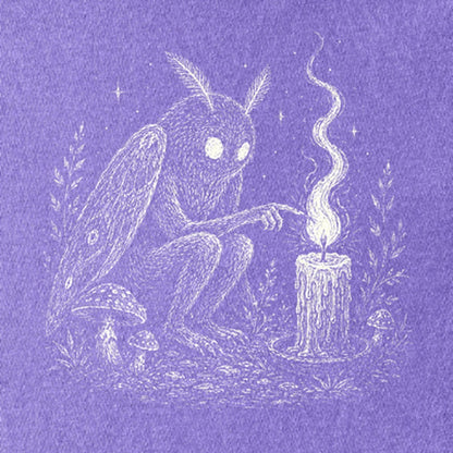 Mothman to a Flame Kids Cotton T-Shirt