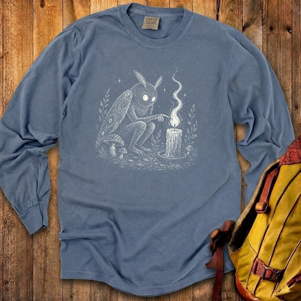 Mothman to a Flame Premium Long Sleeve