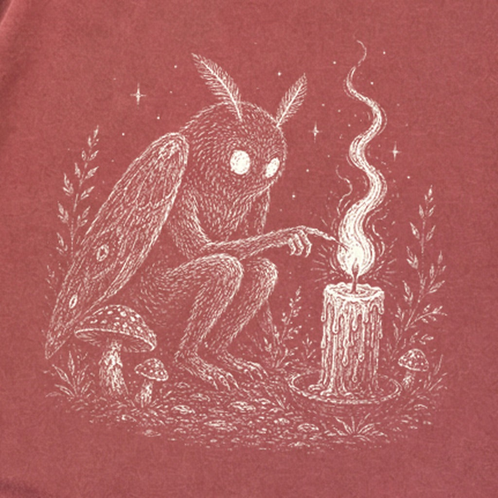 Mothman to a Flame Premium Long Sleeve