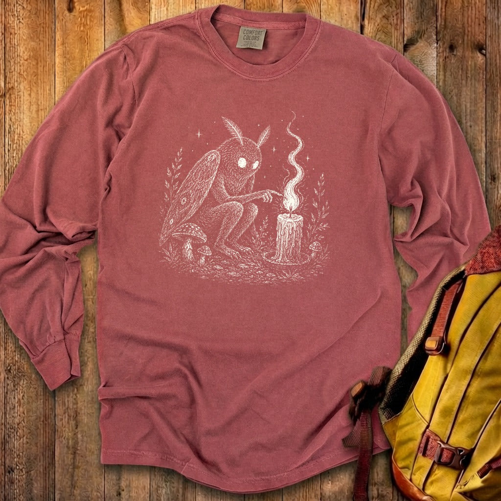 Mothman to a Flame Premium Long Sleeve