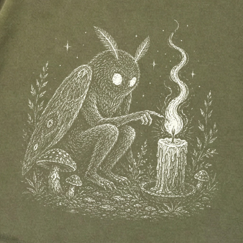 Mothman to a Flame Premium Long Sleeve
