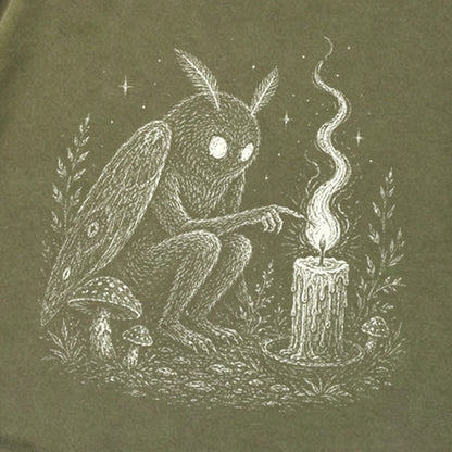 Mothman to a Flame Premium Long Sleeve
