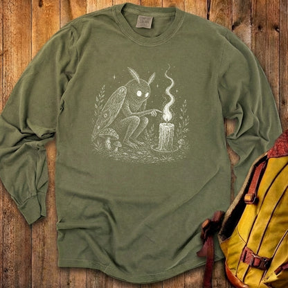 Mothman to a Flame Premium Long Sleeve