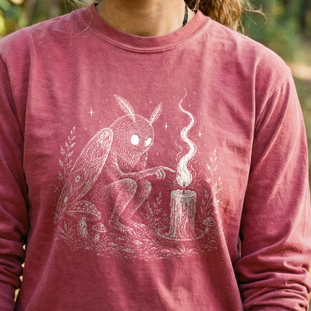 Mothman to a Flame Premium Long Sleeve
