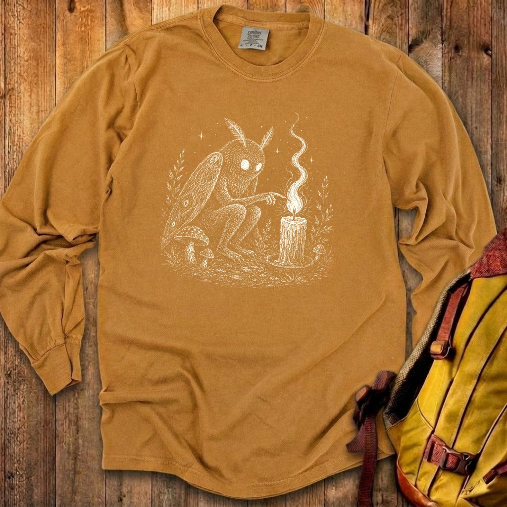 Mothman to a Flame Premium Long Sleeve