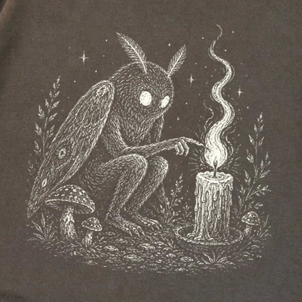 Mothman to a Flame Premium Long Sleeve