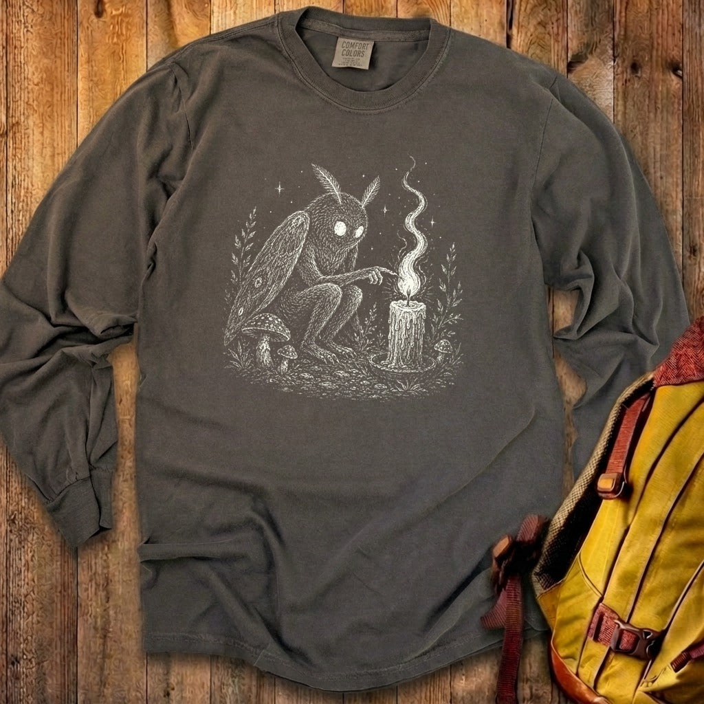 Mothman to a Flame Premium Long Sleeve
