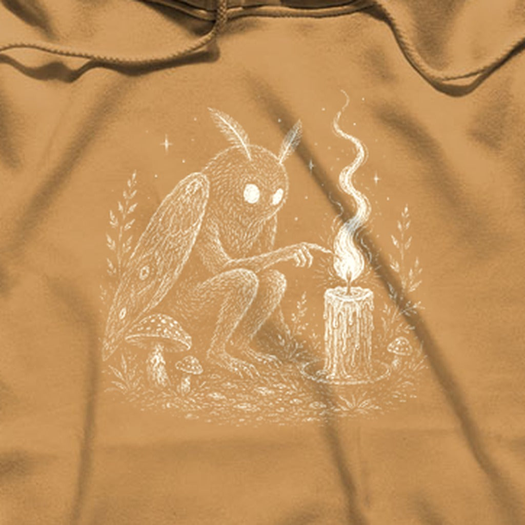 Mothman to a Flame Hoodie
