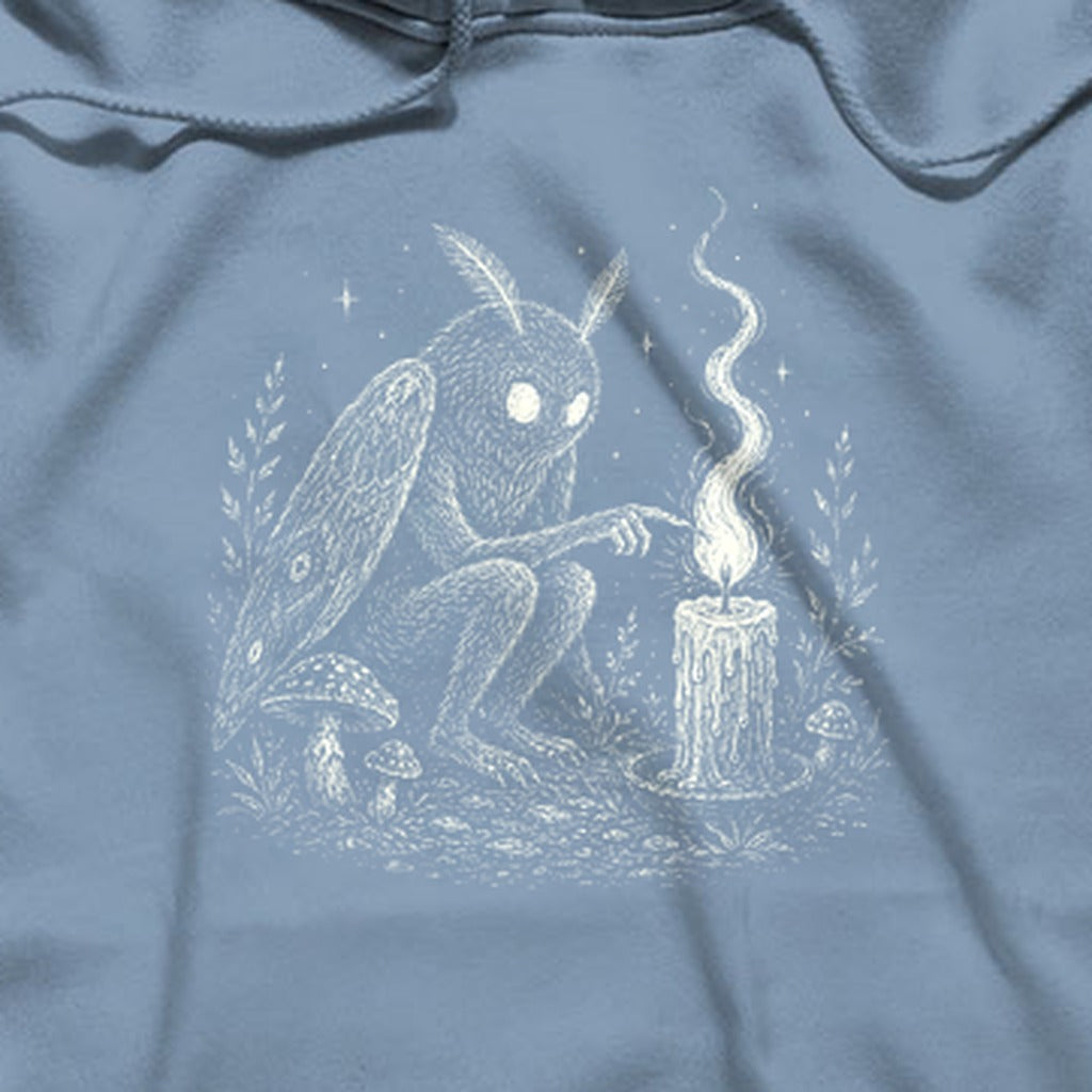 Mothman to a Flame Hoodie