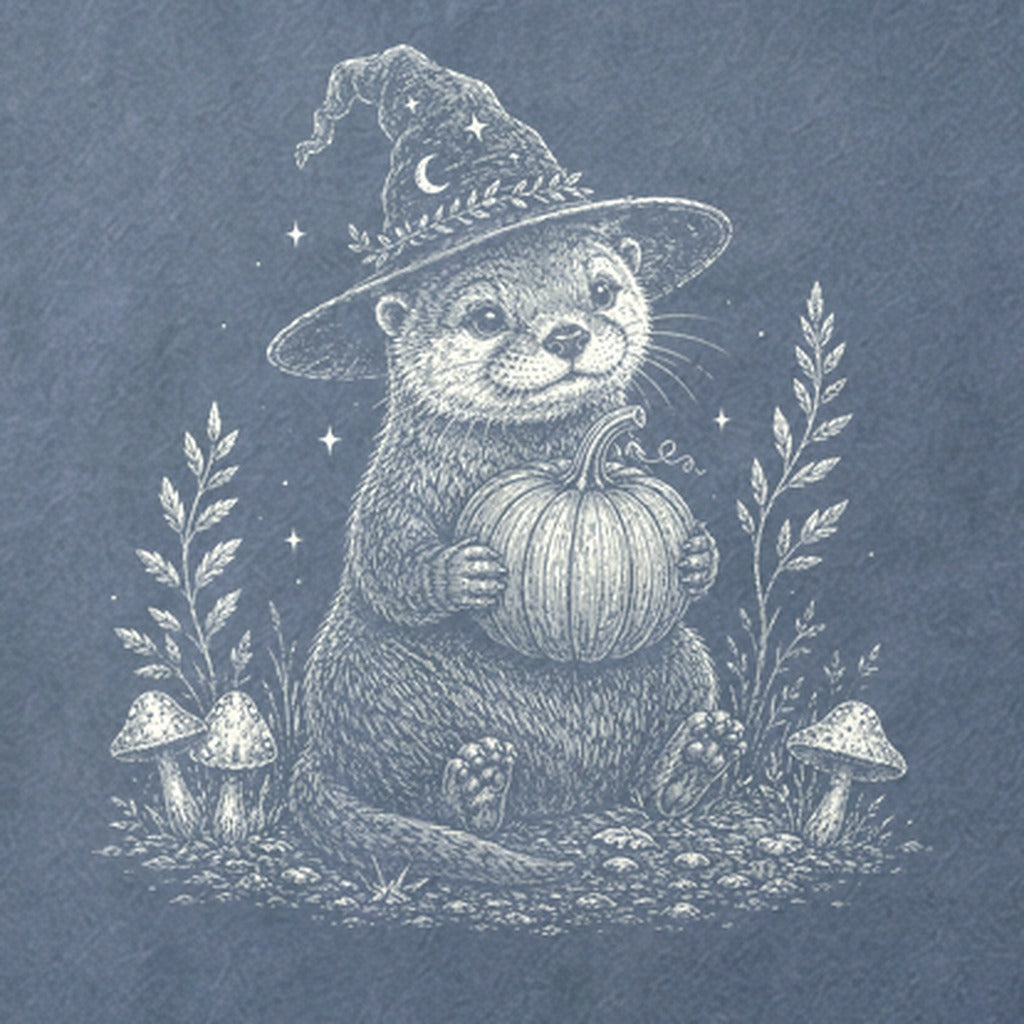 Witchy Otter Cotton T-Shirt