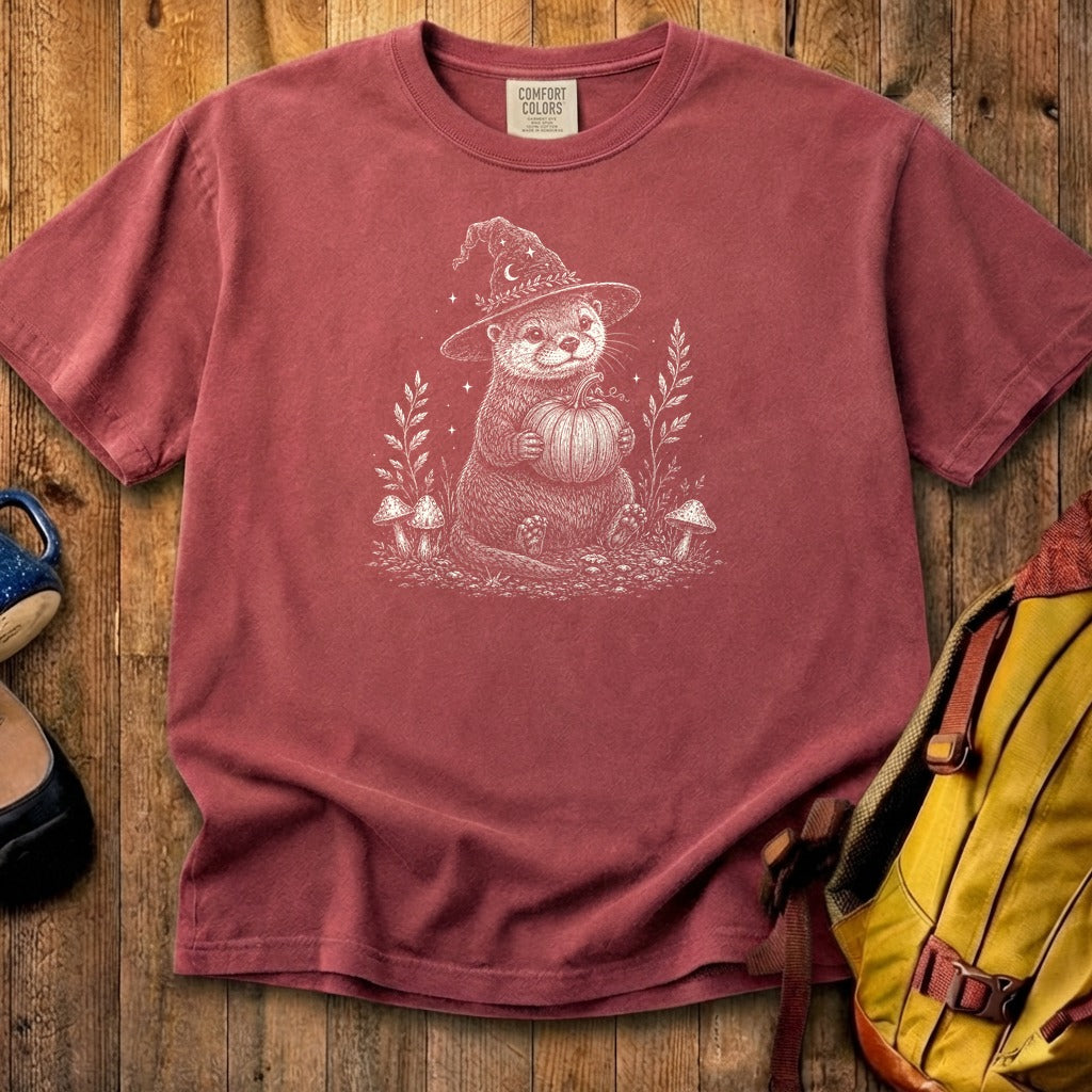 Witchy Otter Cotton T-Shirt