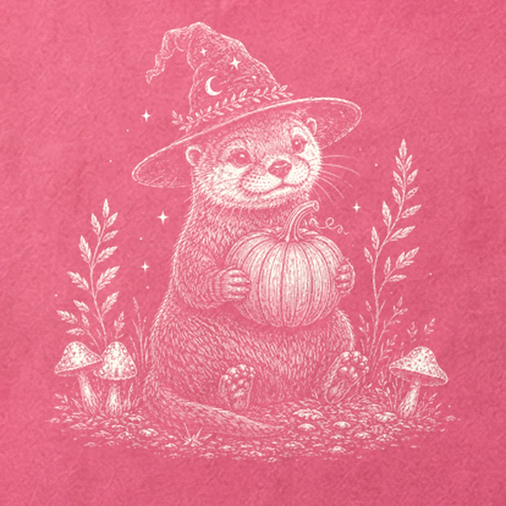 Witchy Otter Cotton T-Shirt