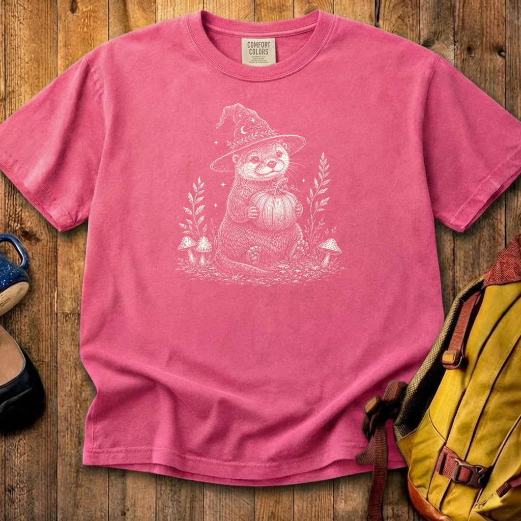 Witchy Otter Cotton T-Shirt