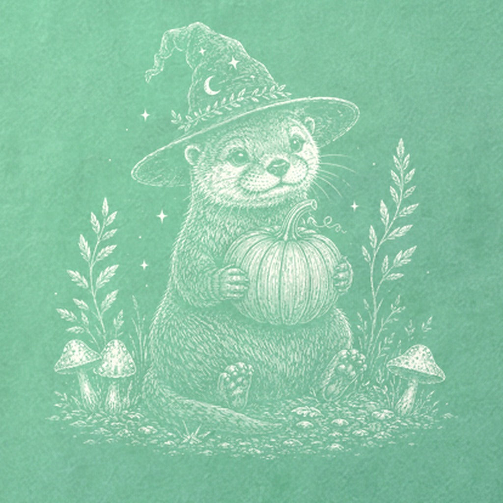 Witchy Otter Cotton T-Shirt