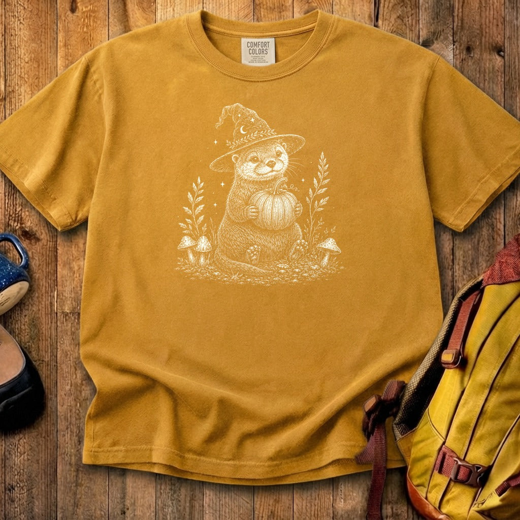 Witchy Otter Cotton T-Shirt