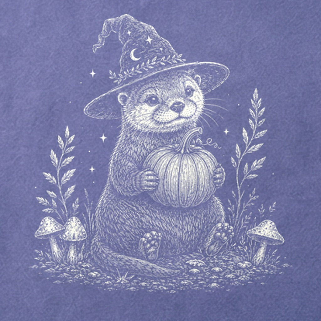 Witchy Otter Cotton T-Shirt