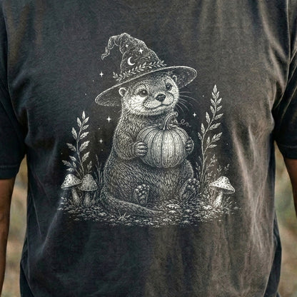 Witchy Otter Cotton T-Shirt