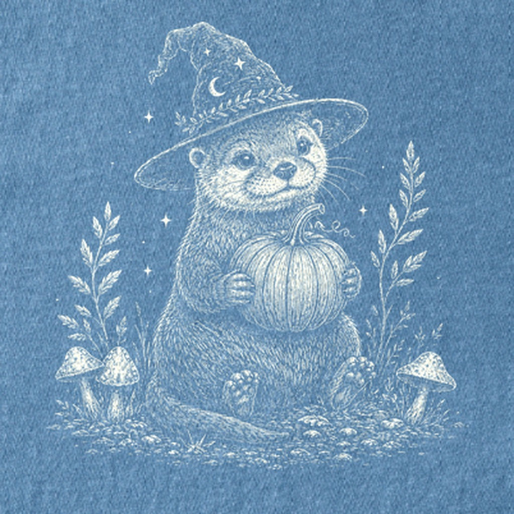 Witchy Otter Kids Cotton T-Shirt